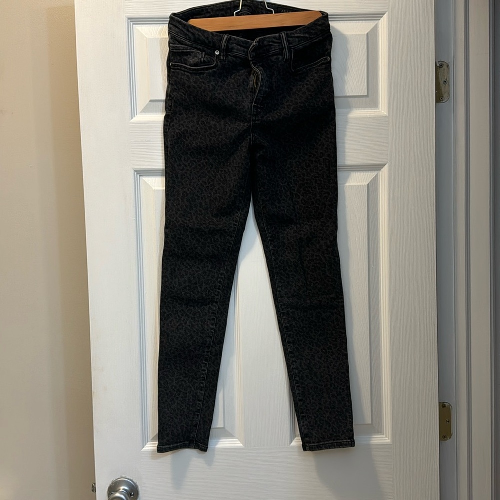 AllSaints jeans size 28 cheetah print
